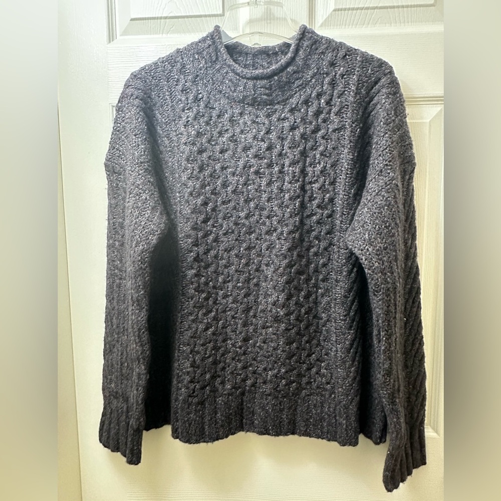 LL🍋Wool Blend Cable Knit Sweater Womens Medium